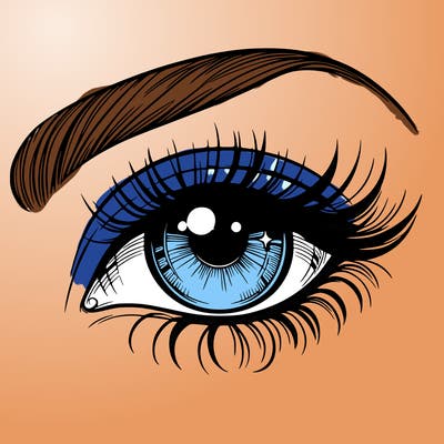 a beautiful eye