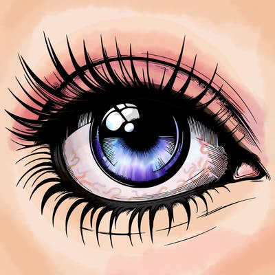realistic eye