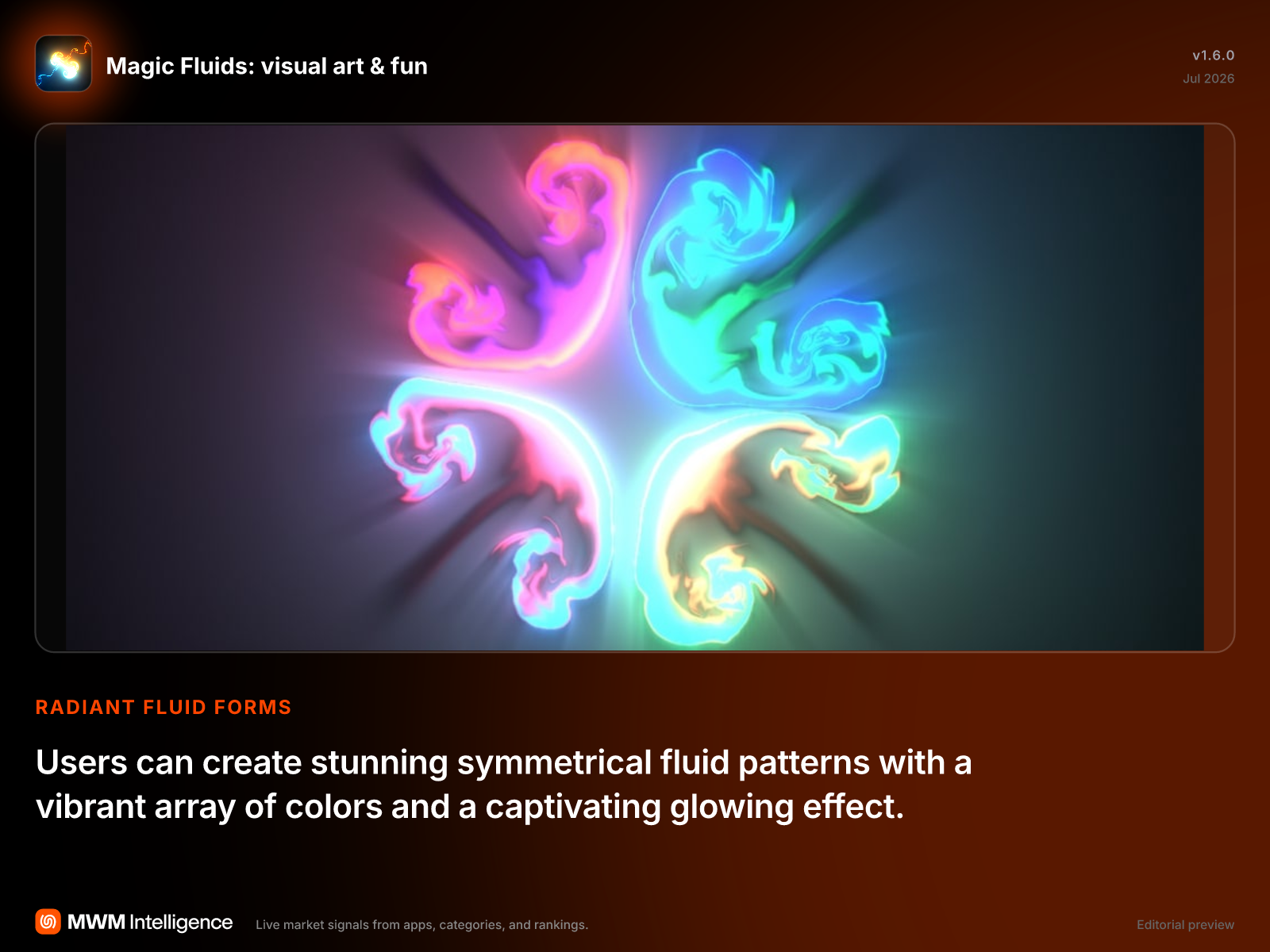 Magic Fluids: visual art & fun - Entertainment App | MWM