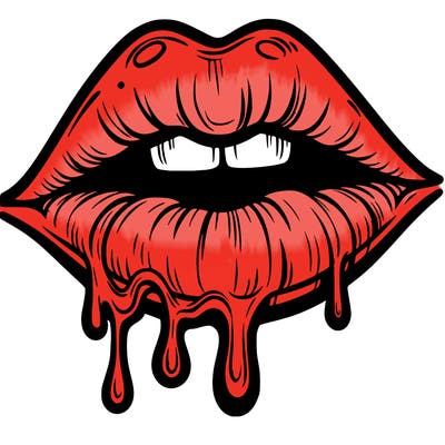 lips that look realistic and drip