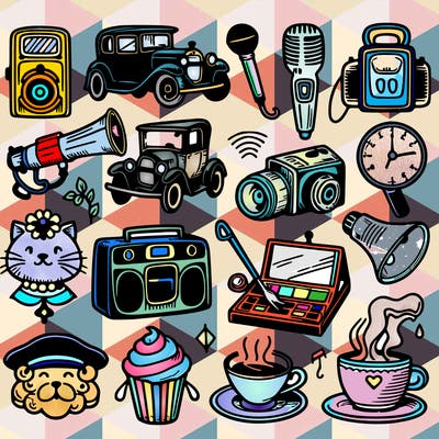 vintage icons