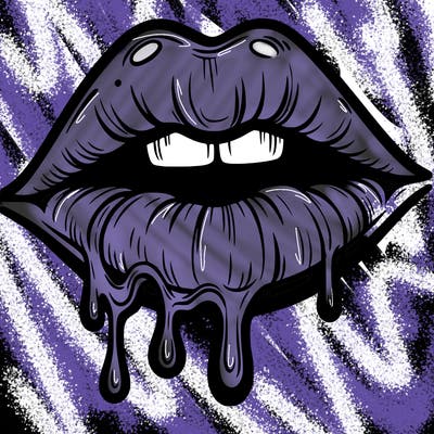 lips that look realistic and drip