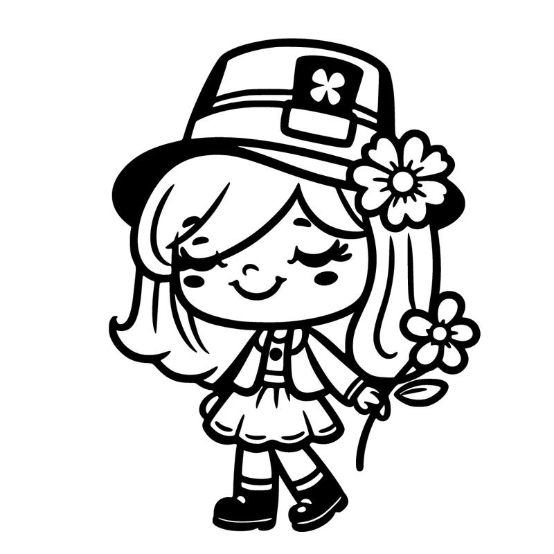 girl saint patrick’s day