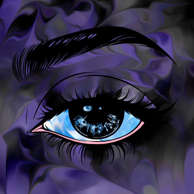 eye closed realistic