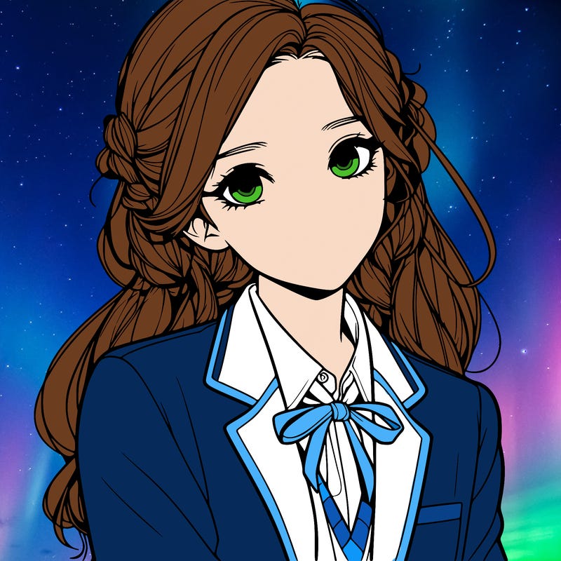 realistic school girl