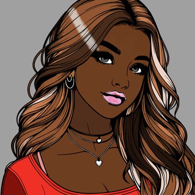 detailed realistic girl