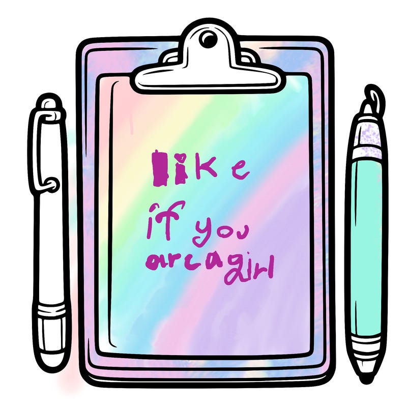 blank clip board with pen