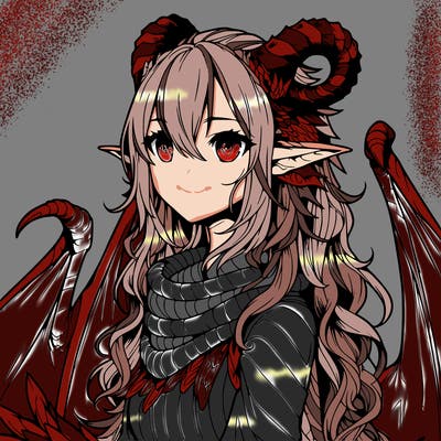 dragon girl realistic fantasy