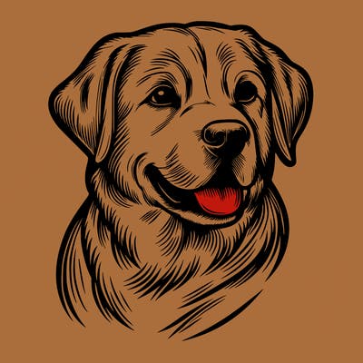 realistic dog