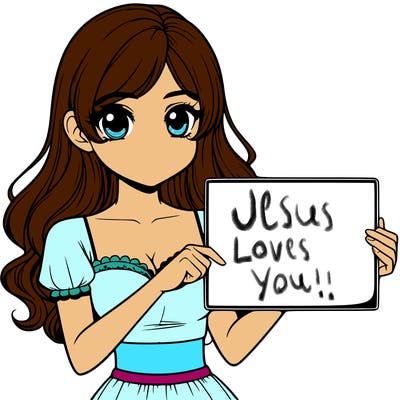 realistic pretty girl holding blank sign