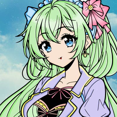 beautiful anime character