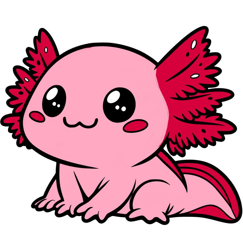 cute axolotl