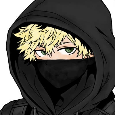 anime guy in hoodie