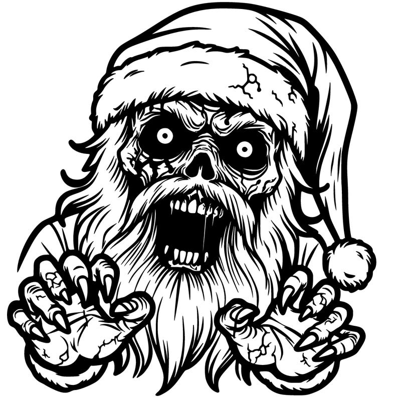 terrifying santa claus