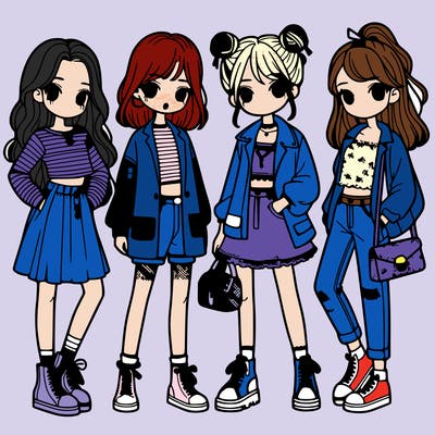 girls with fashion