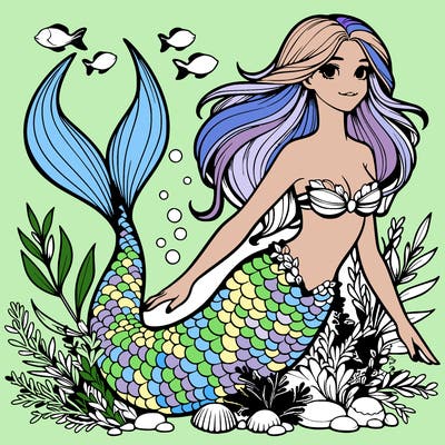 realistic mermaid