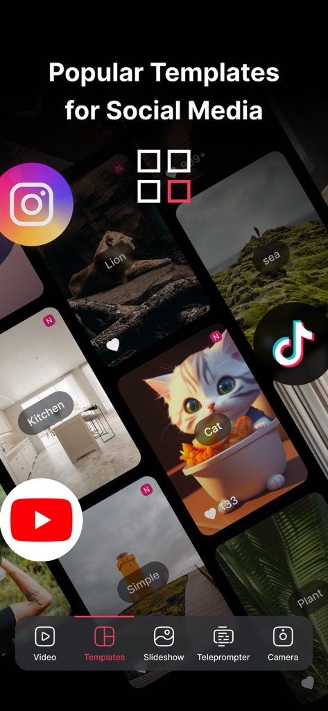 CutStory: AI Reels Editor - Social media video templates for Instagram TikTok and YouTube in the CutStory app
