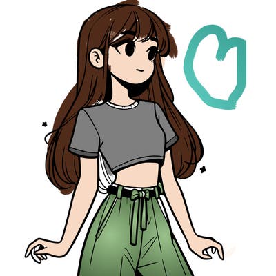 girl in a cute crop top