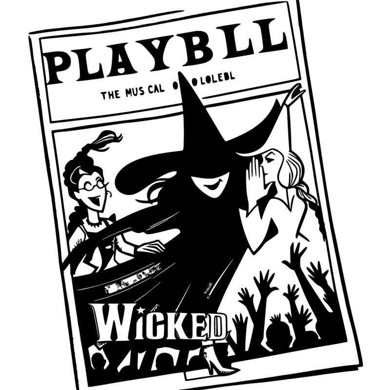 wicked the musical playbill