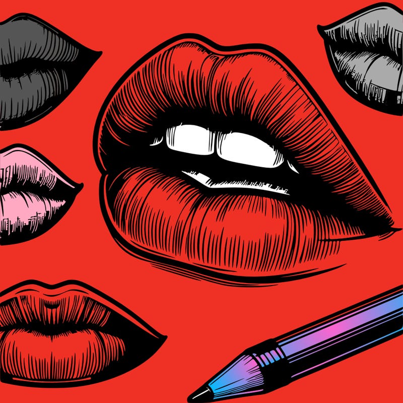 realistic  lips