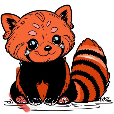 red panda