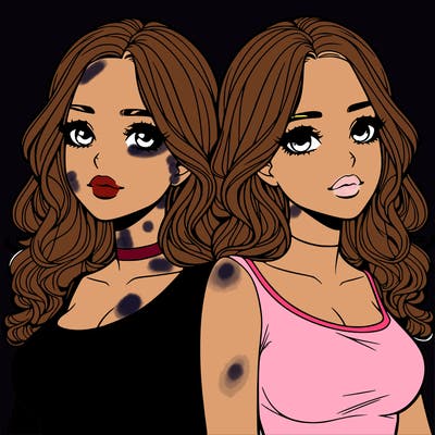 realistic twin sisters