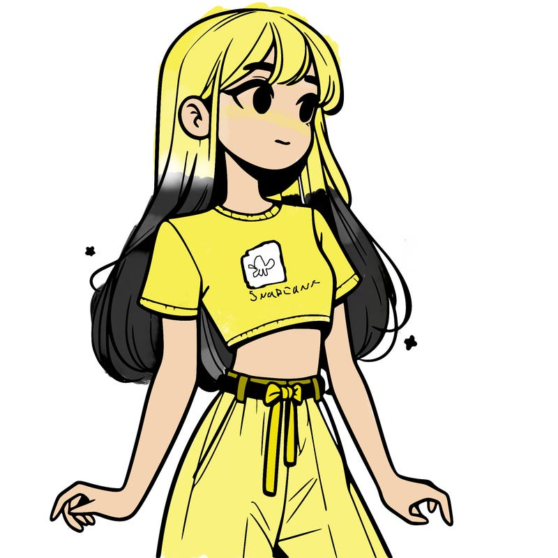 girl in a cute crop top