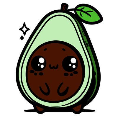 cute avocado