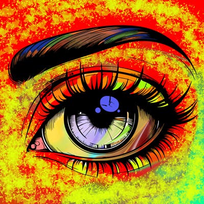 realistic eye