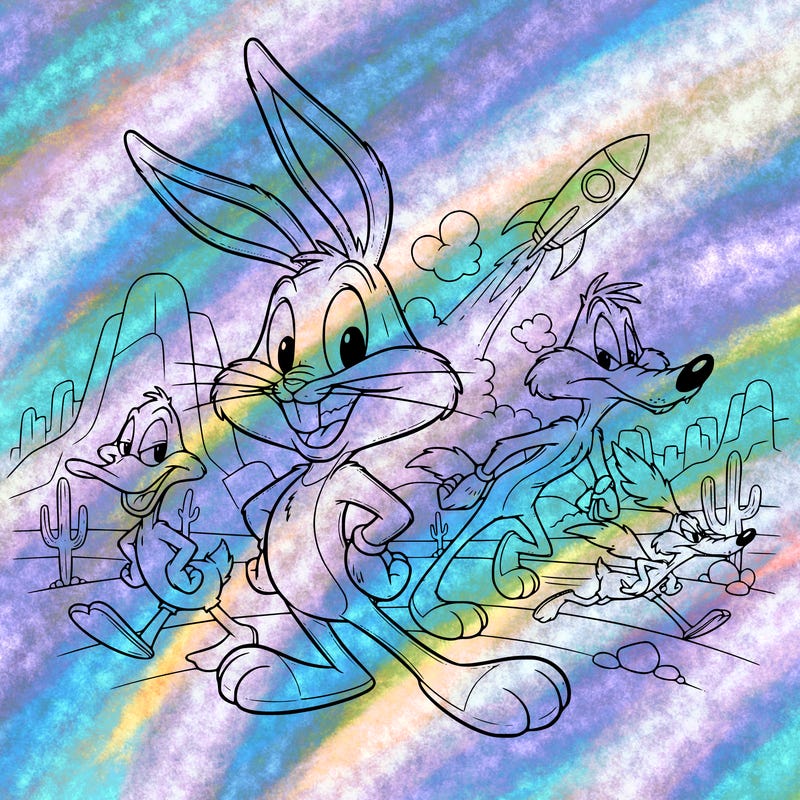 create a picture of looney toons