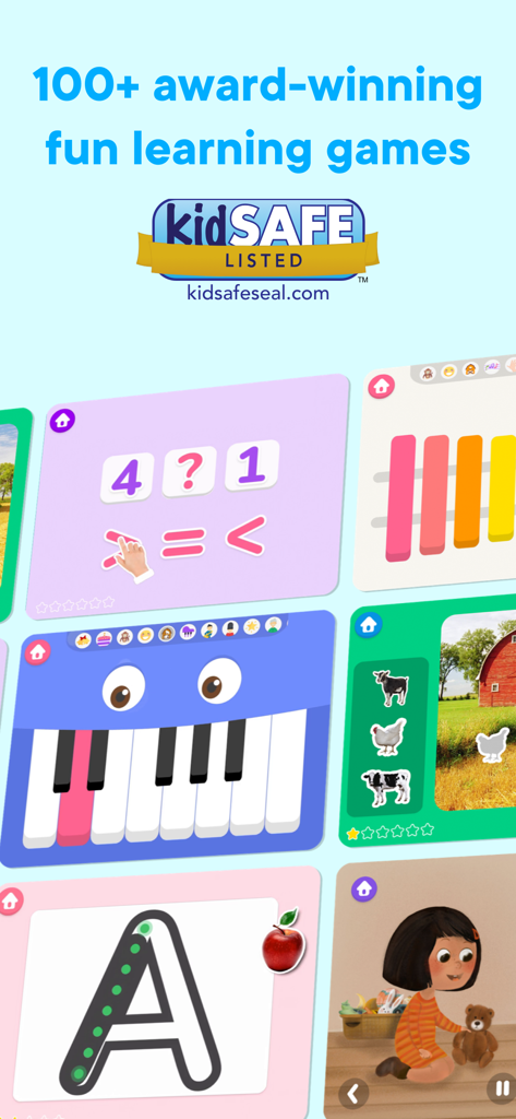 Otsimo | Special Education 1+ - Una colección de minijuegos educativos galardonados para niños con necesidades especiales dentro de la aplicación Otsimo