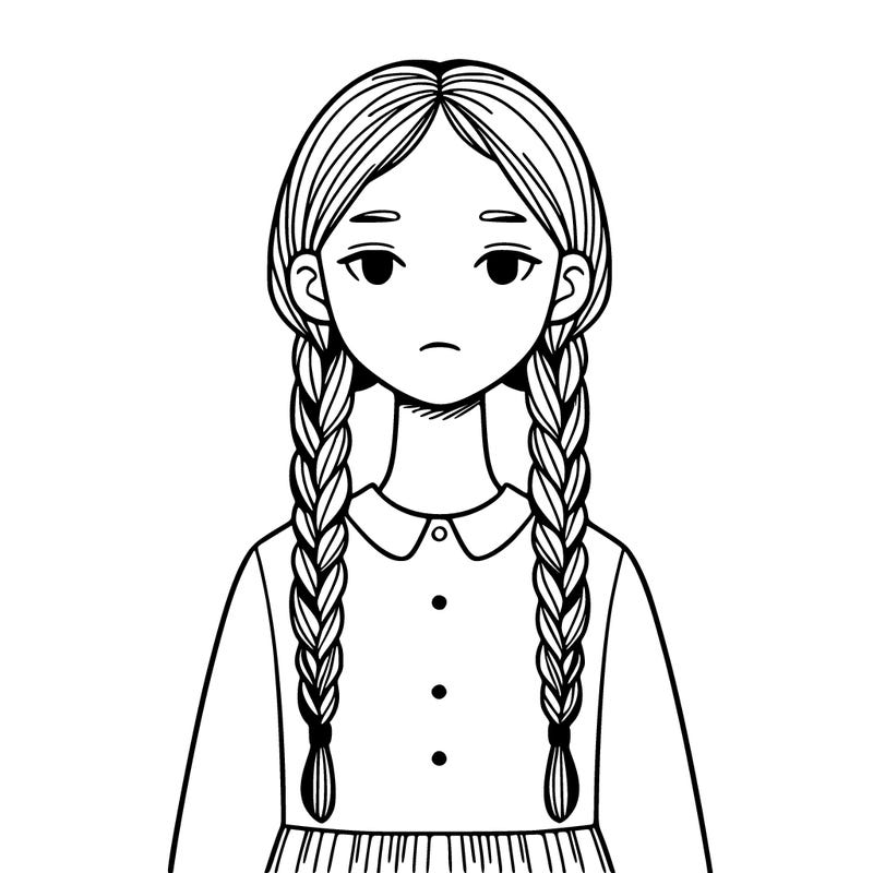 realistic wednesday, addams