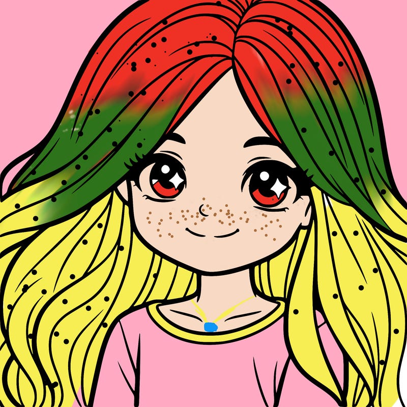 a 12 year old girl with long hair