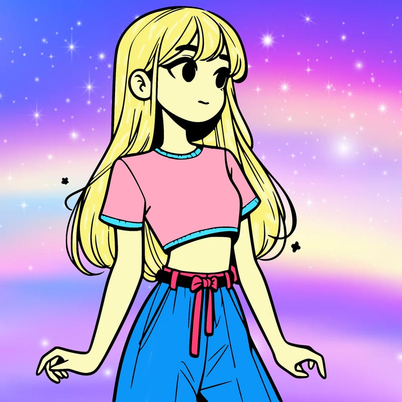 girl in a cute crop top