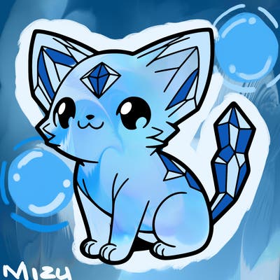 crystal kitten