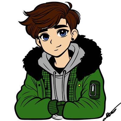 stylish teenager