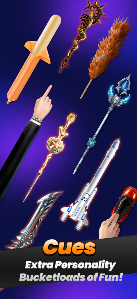 DailyPool-3D 8 Ball Pool - A collection of unique and creative custom pool cues in DailyPool 3D 8 Ball Pool