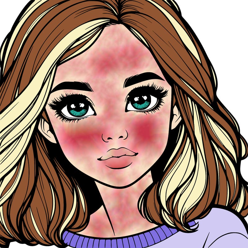 realistic girl whith cute eyes