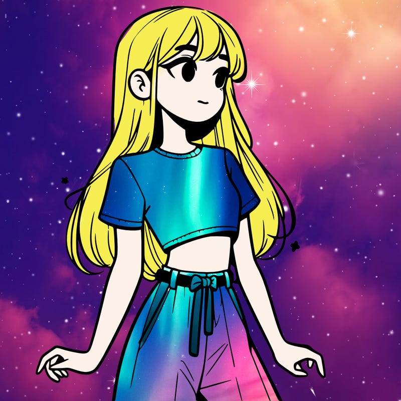 girl in a cute crop top