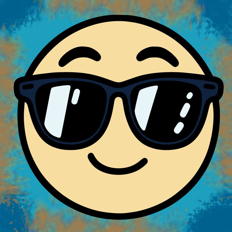 emoji with sunglasses
