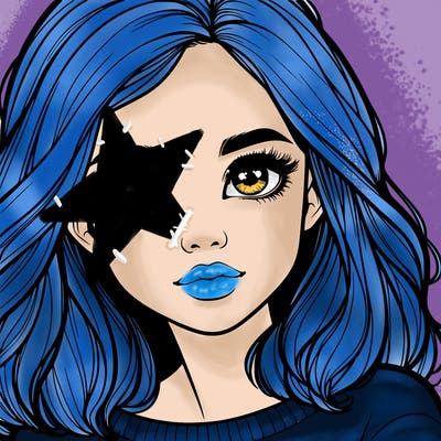 realistic girl whith cute eyes