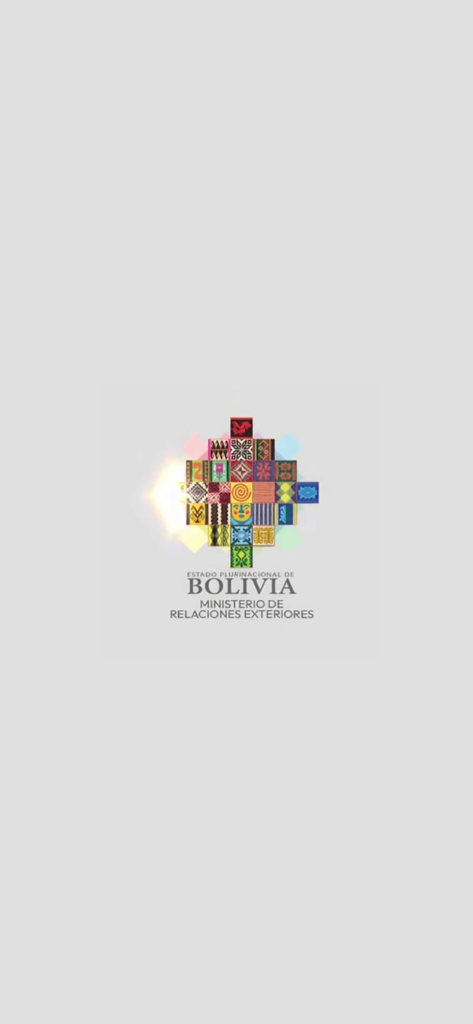 Cancilleria Bolivia - Official logo of the Ministry of Foreign Affairs of the Plurinational State of Bolivia