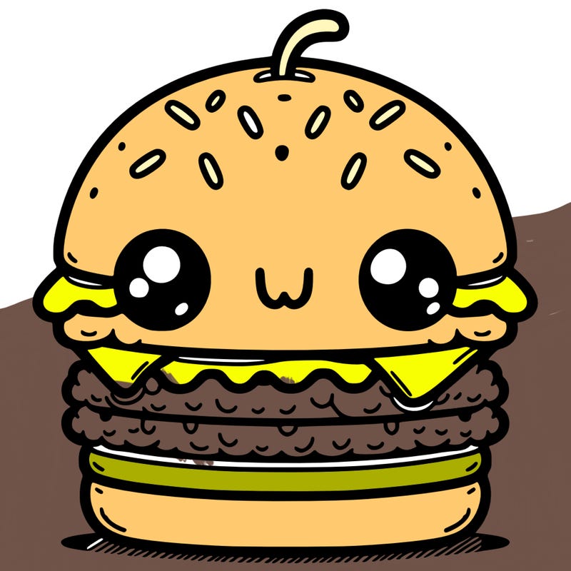 burger cute
