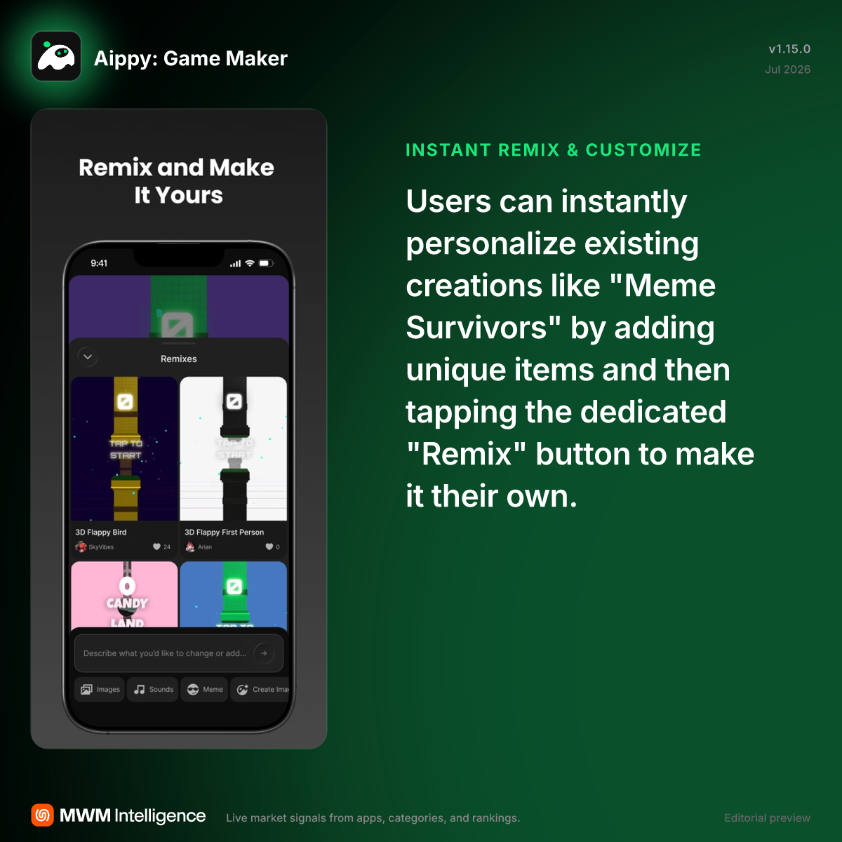 Aippy: Game Maker - Entertainment App | MWM