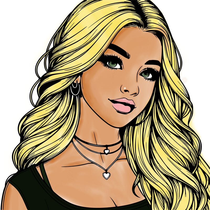 detailed realistic girl