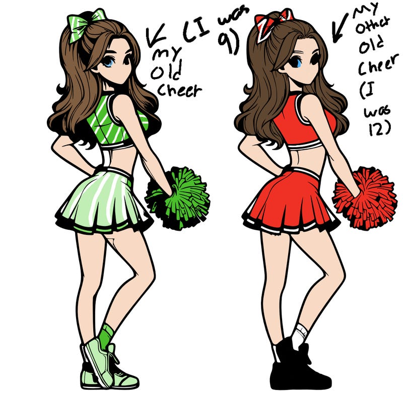 realistic cheerleader