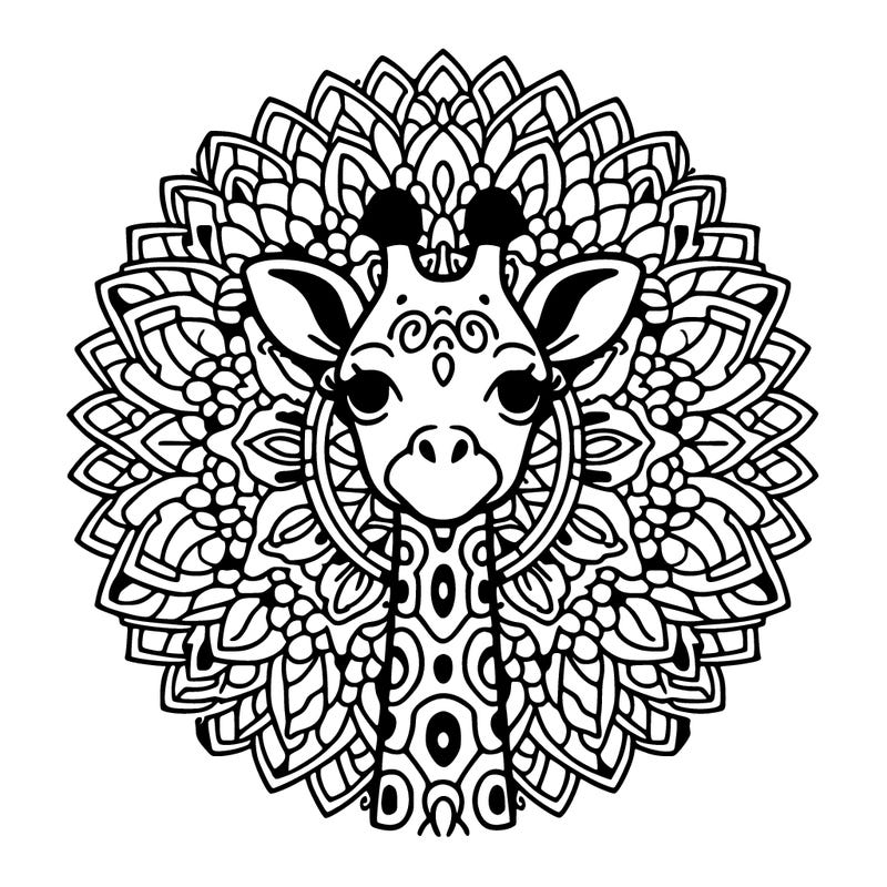 ziraffe mandala
