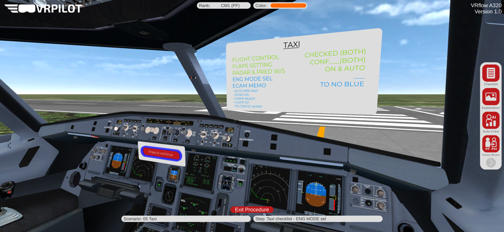 VRflow A320 - Education App | MWM