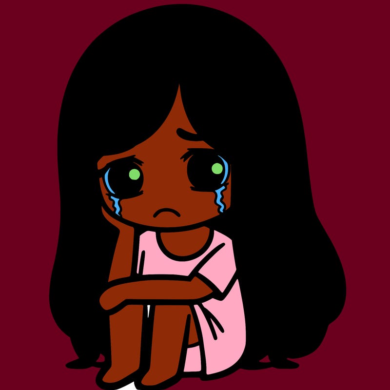 depressed girl