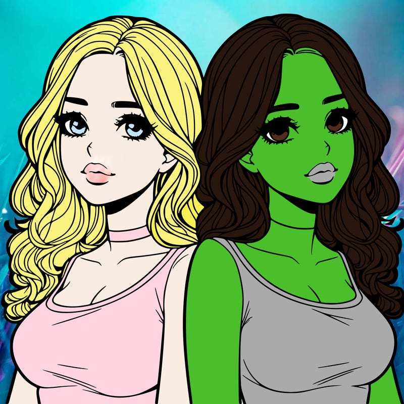 realistic twin sisters